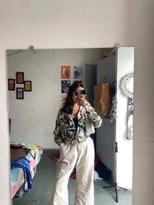 Floral Print Shirt From Mango