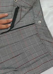 Plaid Pleated Skirt