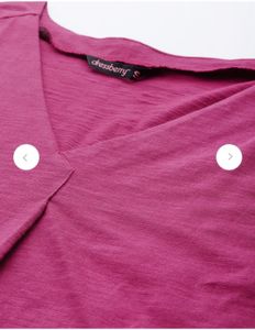 Dressberry Women Pink T-shirt