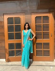 🩵✨printesty look saree🩵✨