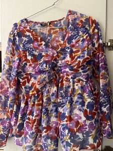 Floral Print Blouse