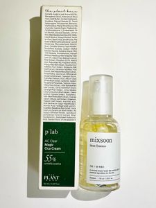 Mixsoon Bean Essence and p’lab Cica Cream