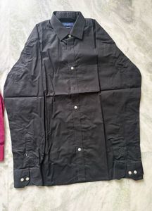 Peter England Black Shirt