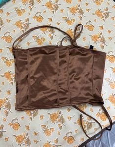 H&amp;M Brown Crop Top