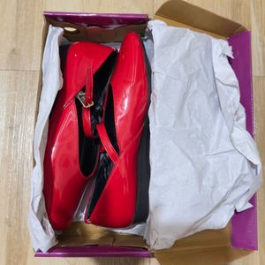 Red Ballerina Pump.