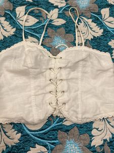 White Corset Top