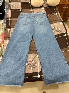 Wide Leg Denim Jeans