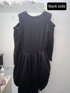 Black Cold Shoulder Top