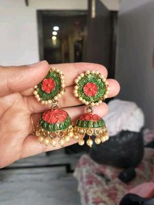 Radha Floral Jhumka