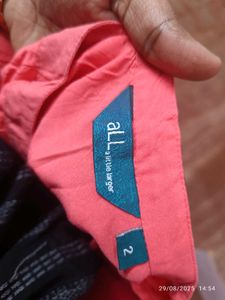 3xl Branded Coral Pink Kurta