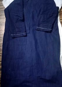 Elegant Navy Blue Kurta Set