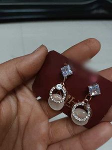 Elegant Diamond Dangle Earrings