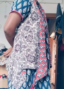 Boho Print Open Front Kimono