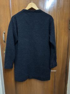 Double Breasted Wool Blend Cardigan Coat