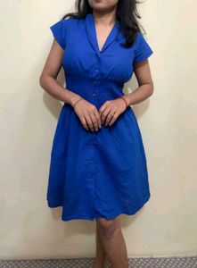 New Fresh Button-Down Shirt Dress