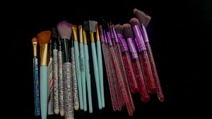 Glam &amp; Pro Makeup Brush Set - Mixed Styles