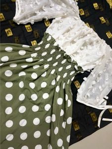 Olive Polka Dot Dress