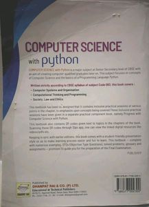 Computer Science Class 11 Iith Session - 2021-22