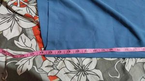 Blue Plazzo Cargo Pant