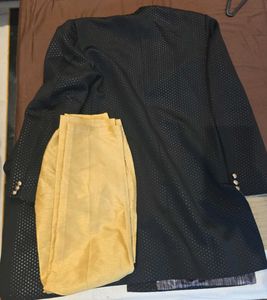 Men's Black Sherwani Set