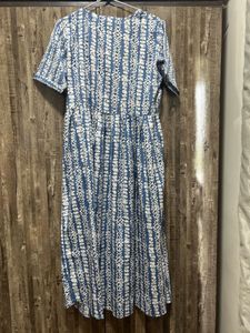 Shirt Style Blue One Piece