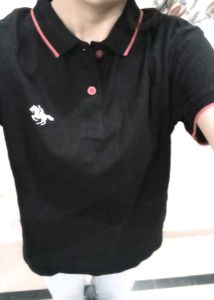 Black Polo T-Shirt