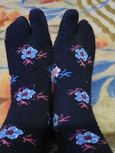 Floral Print Socks