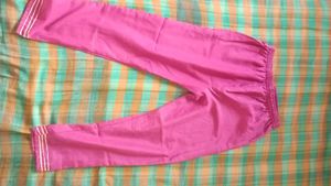 Pink Embroidered Kurta Set
