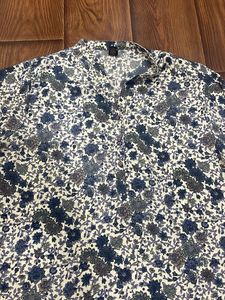 Floral Print Button-Up Shirt