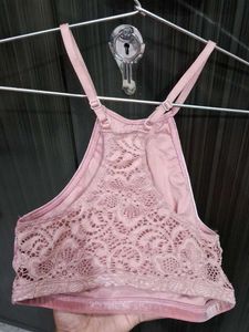 Pink Velvet Bralette