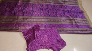 Elegant Purple Saree