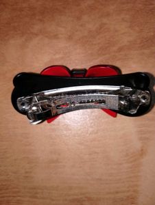 Red &amp; Black Hair Clip