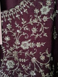 Libas Embroidered Maroon Kurta Set Fixed Price