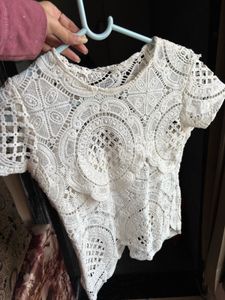 A beautiful see through top