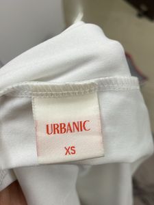 Urbanic White Mini Coquette Dress