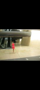 women peach dress free size wearable with belt