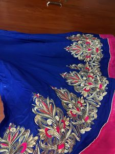 Elegant Blue Ethnic Gown