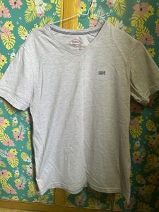 Lee Cooper Gray V-Neck Tee