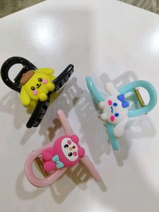 Character Hair Claw Clips - Set of 2