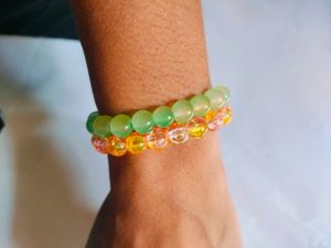 Charm Beaded Bracelets Combo Of 2