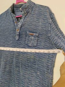 Mens Full Sleeve Collar Tshirt