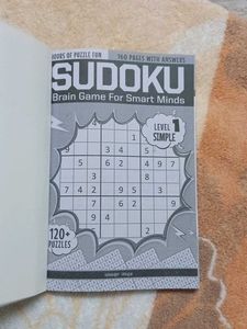 Sudoku Brain Game Book