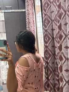 Cute Pink Knit Top