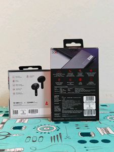 Boat Earbuds and Powerbank Combo