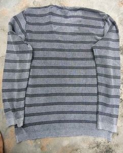 DENIM V Shape Sweater