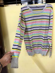 Striped Long Sleeve Sweater