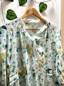 Floral Print Tiered Tunic