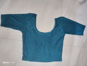 Teal Blue Blouse