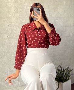 Printed Collar Shirt