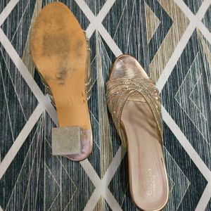 Elegant Gold embellishments heels
